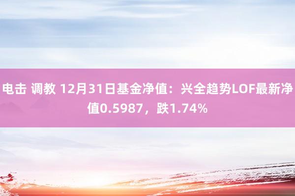 电击 调教 12月31日基金净值：兴全趋势LOF最新净值0.5987，跌1.74%