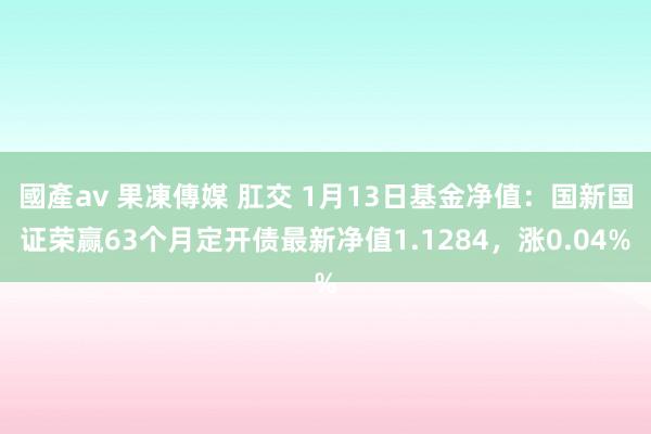 國產av 果凍傳媒 肛交 1月13日基金净值：国新国证荣赢63个月定开债最新净值1.1284，涨0.04%