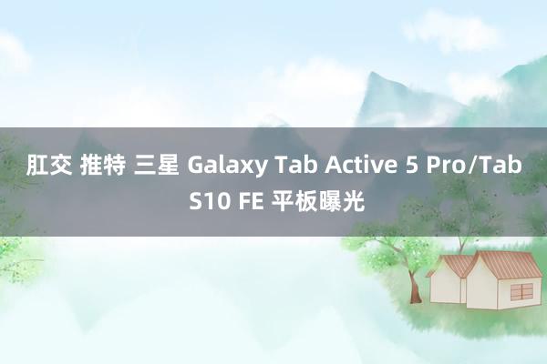 肛交 推特 三星 Galaxy Tab Active 5 Pro/Tab S10 FE 平板曝光